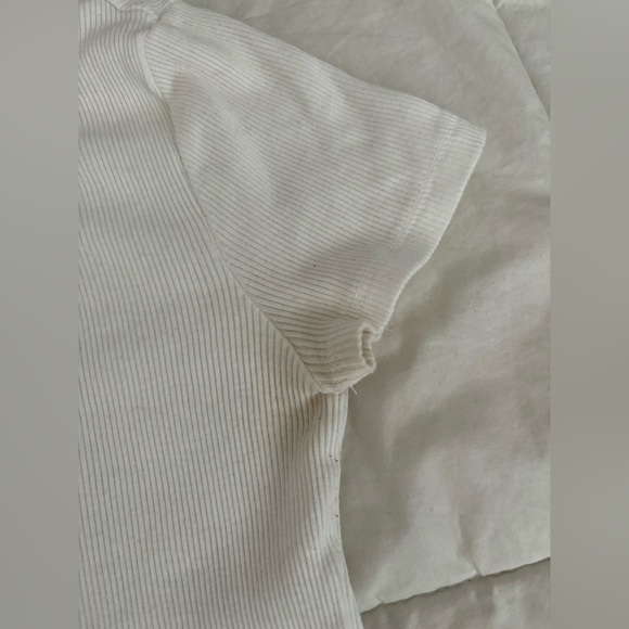 TNA Cropped White Tee - Picture 7 of 8